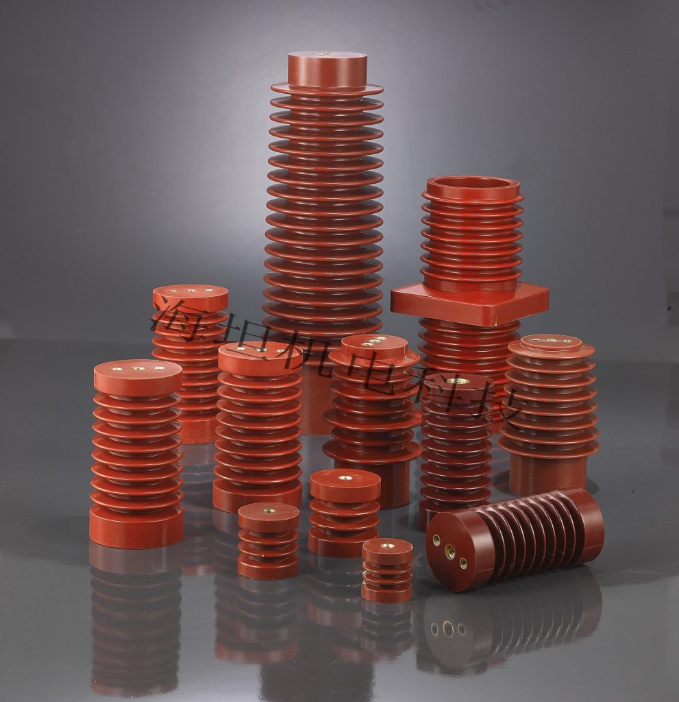 Polyester Busbar Standoff Insulators Middle Voltage 10KV 50mm