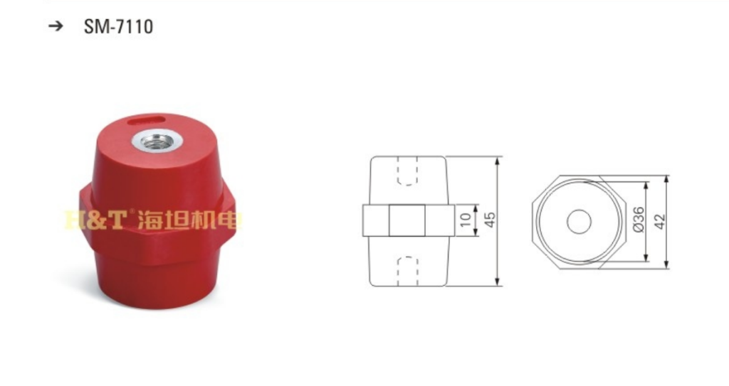 Distribution Box Busbar Wire Holder BMC M8 45mm