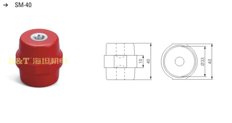 Hexagon Low Voltage Busbar M8 M10 40mm