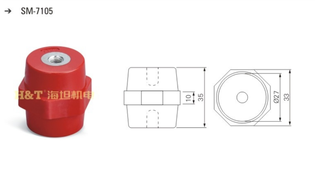 Red Hexagon Busbar