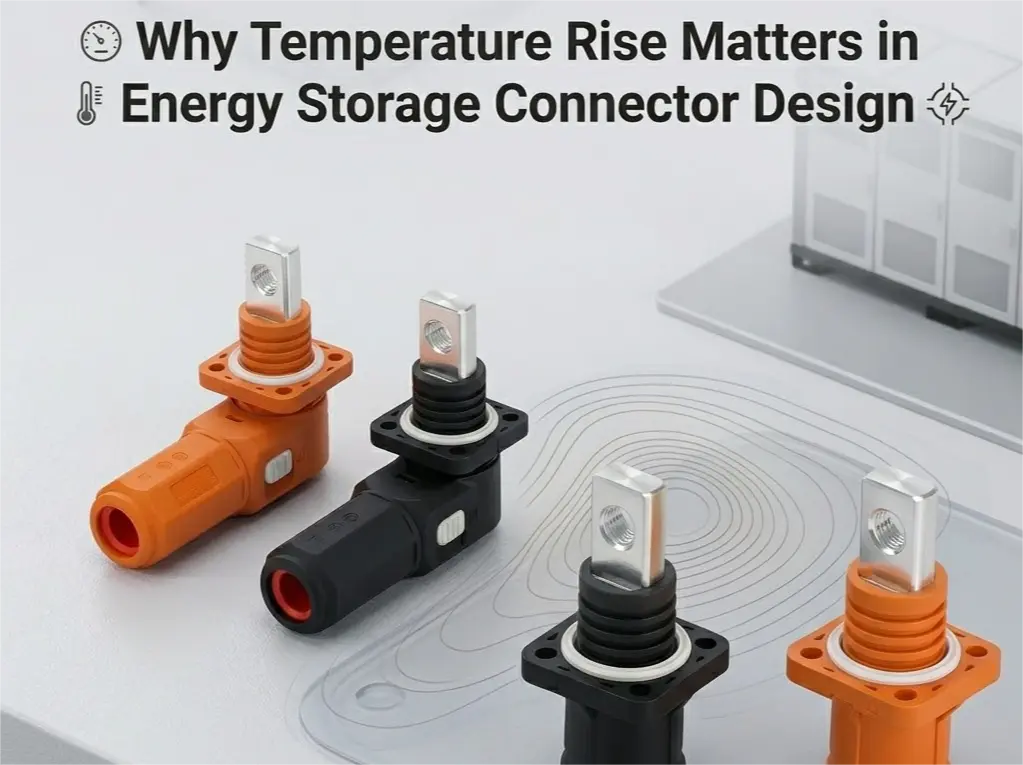 Why Temperature Rise Matters in Energy Storage Connector Design