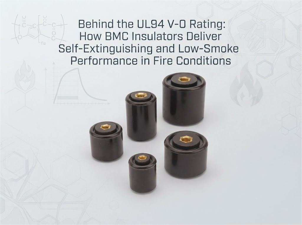 Behind the UL94 V-0 Rating: How BMC Insulators Deliver Self-Extinguishing and Low-Smoke Performance in Fire Conditions
