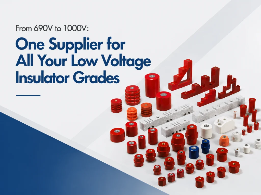 From 690V to 1000V: One Supplier for All Your Low Voltage Insulator Grades